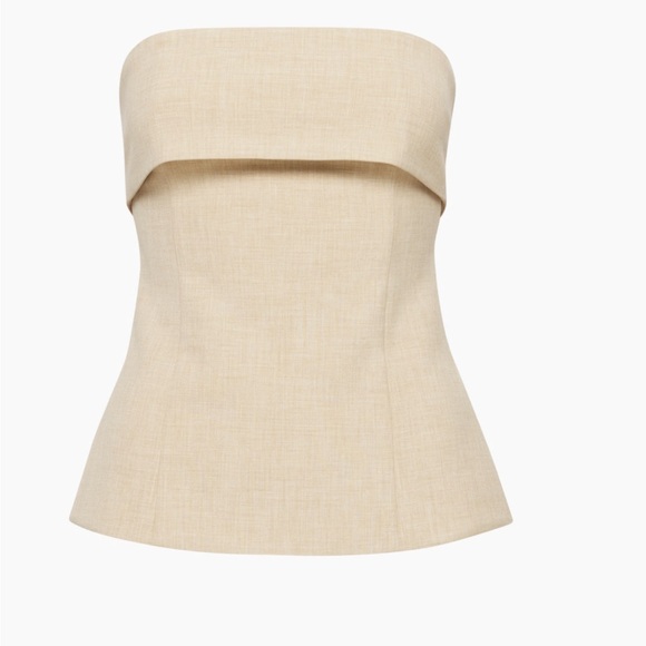 Aritzia Babaton Beige Element Tube Top - Picture 2 of 4